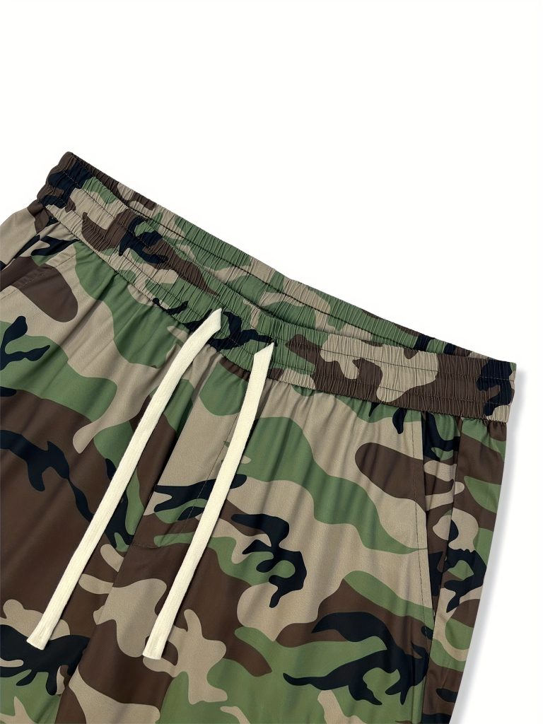 shorts-cargo-homme-a-motif-camouflage